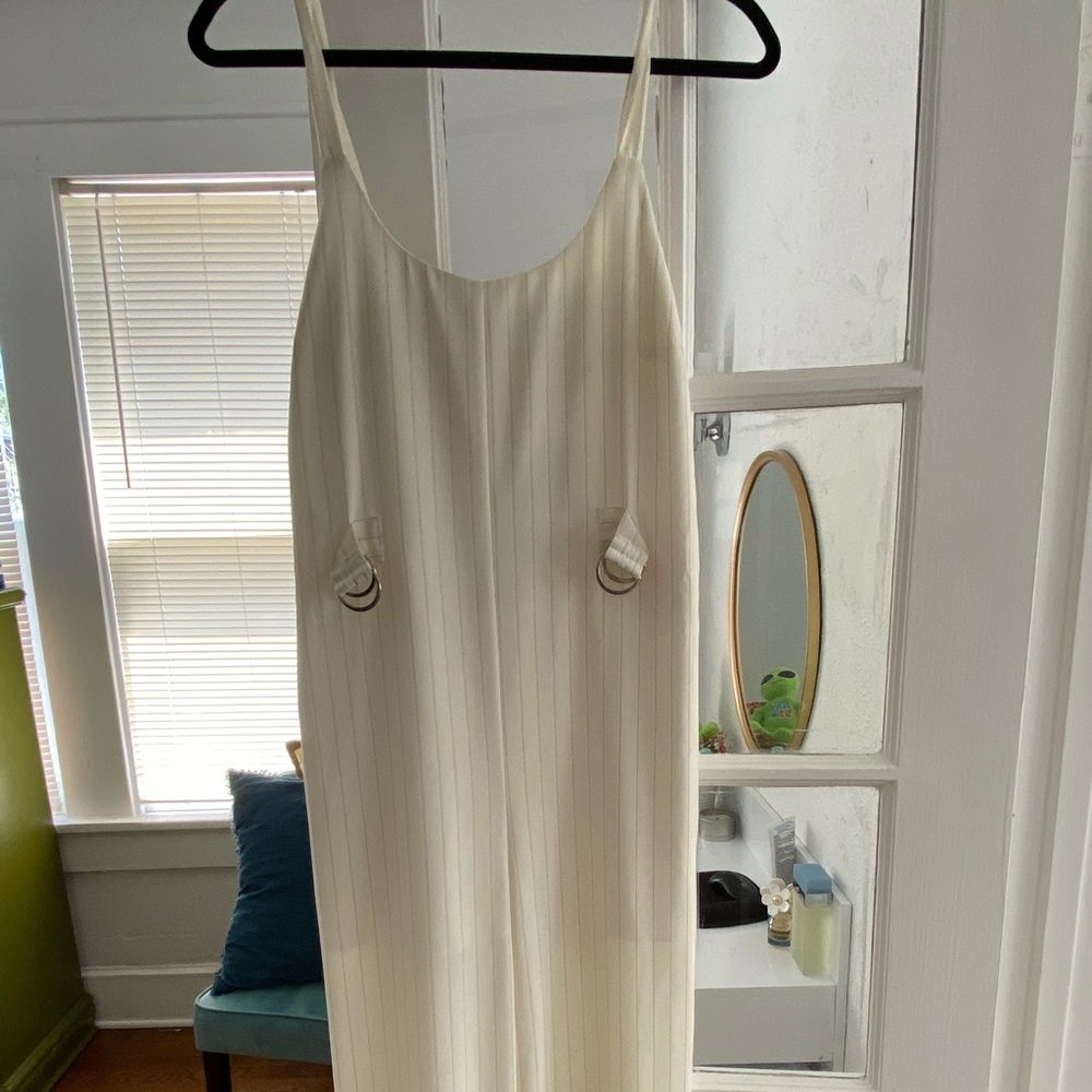 Cute White Jumpsuit